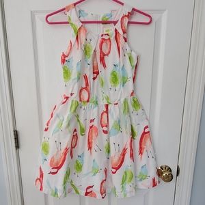 Adorable Girls Dress with Birds!